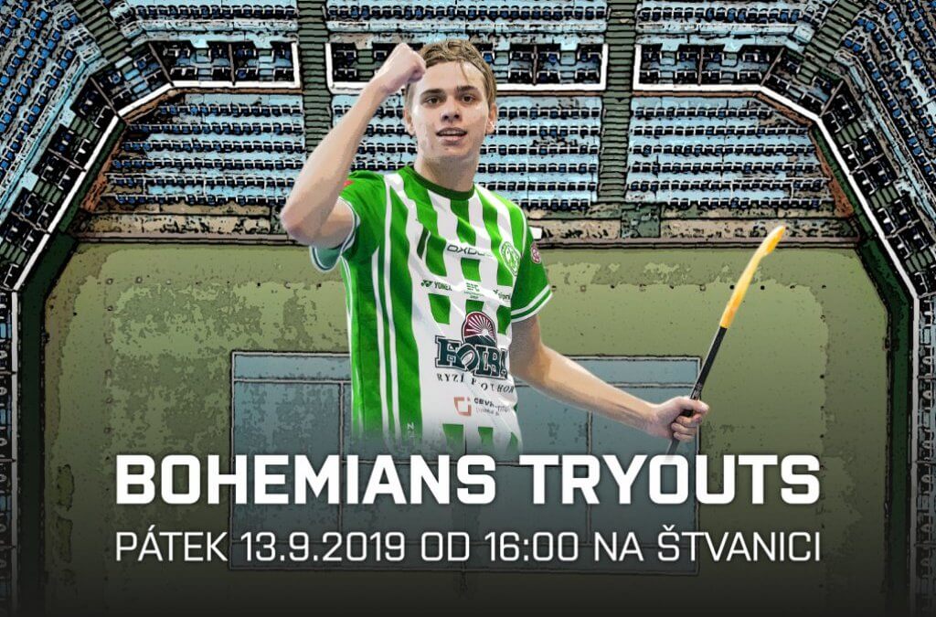 BOHEMIANS TRYOUTS NA FLORBALOVÉ ŠTVANICI